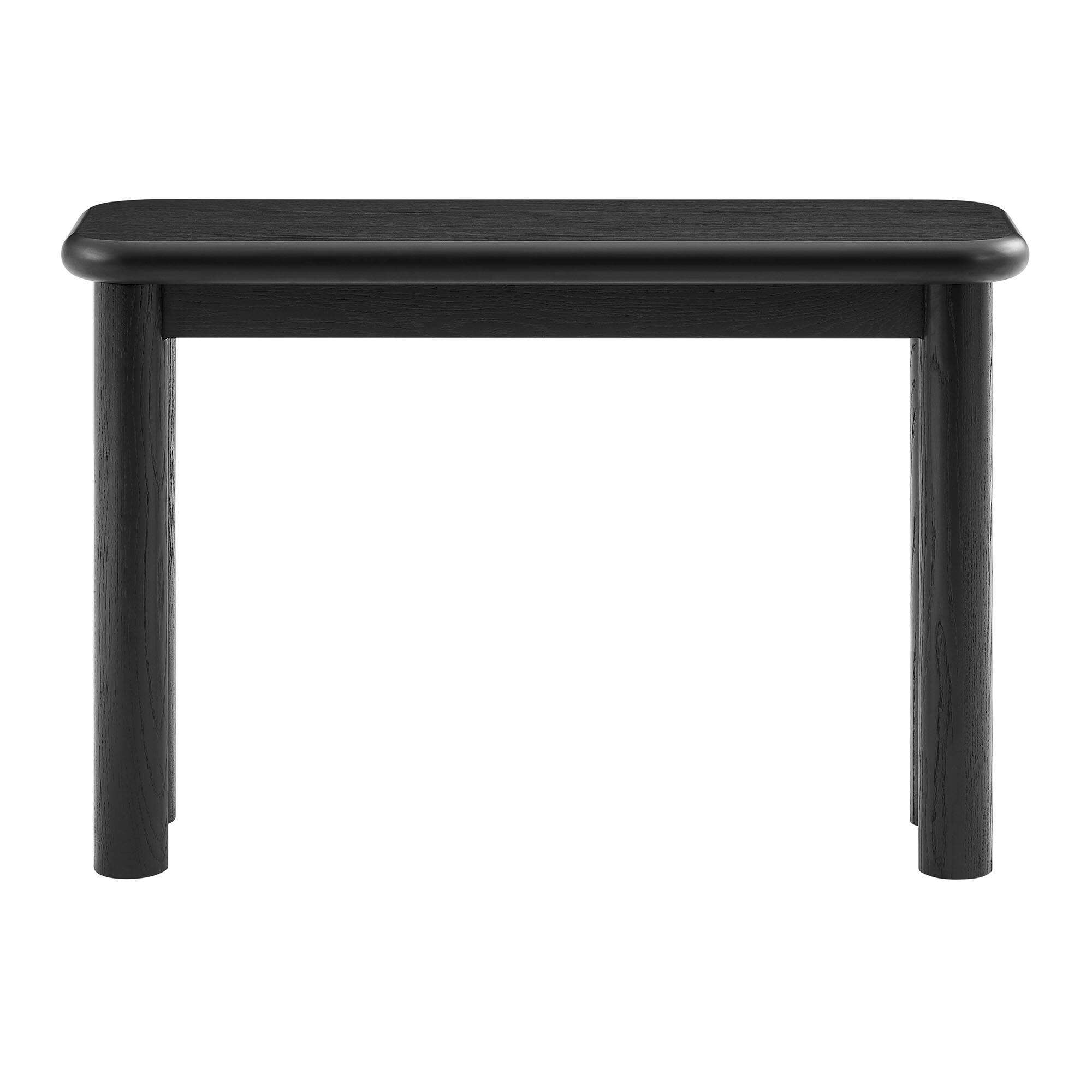 Alt View 3. Modway - Alvia Oak Wood Console Table by Modway - Black.