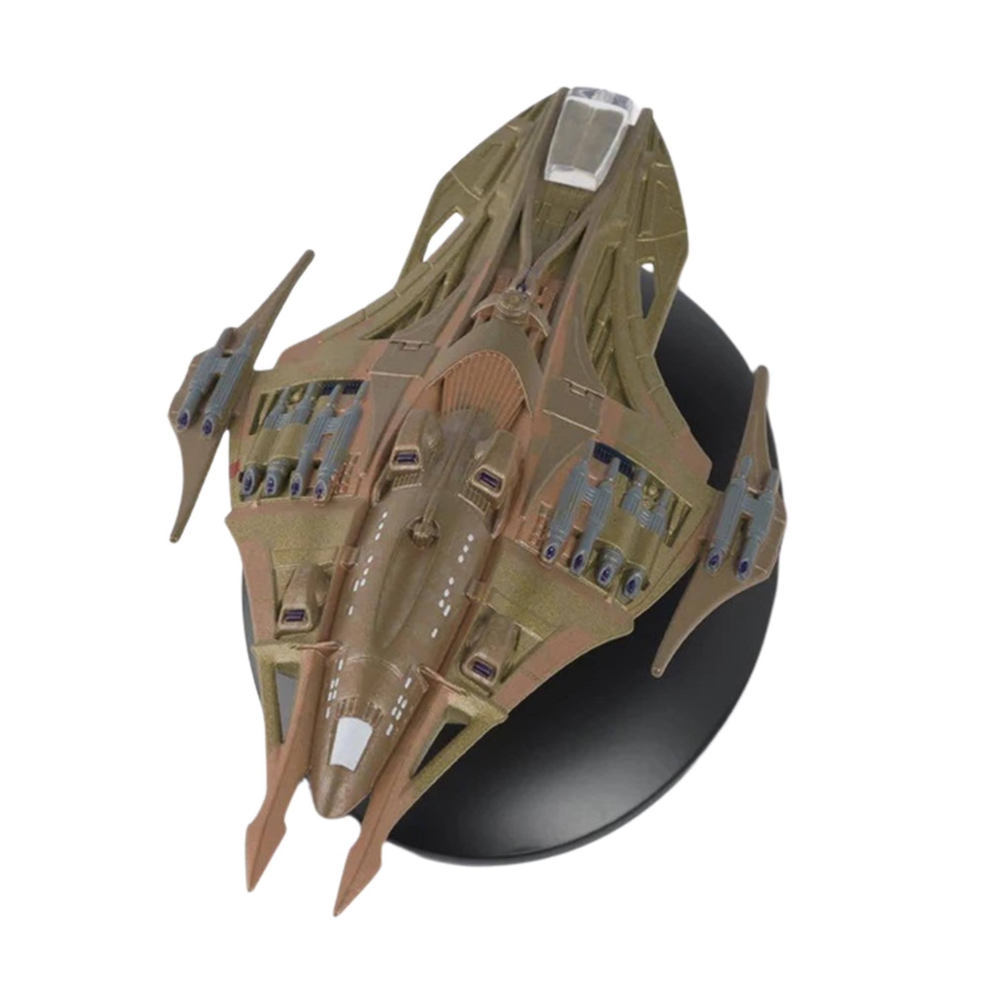 Alt View 2. Eaglemoss - Eaglemoss Star Trek Starship Replica | Lokirrim Fighter - Black.