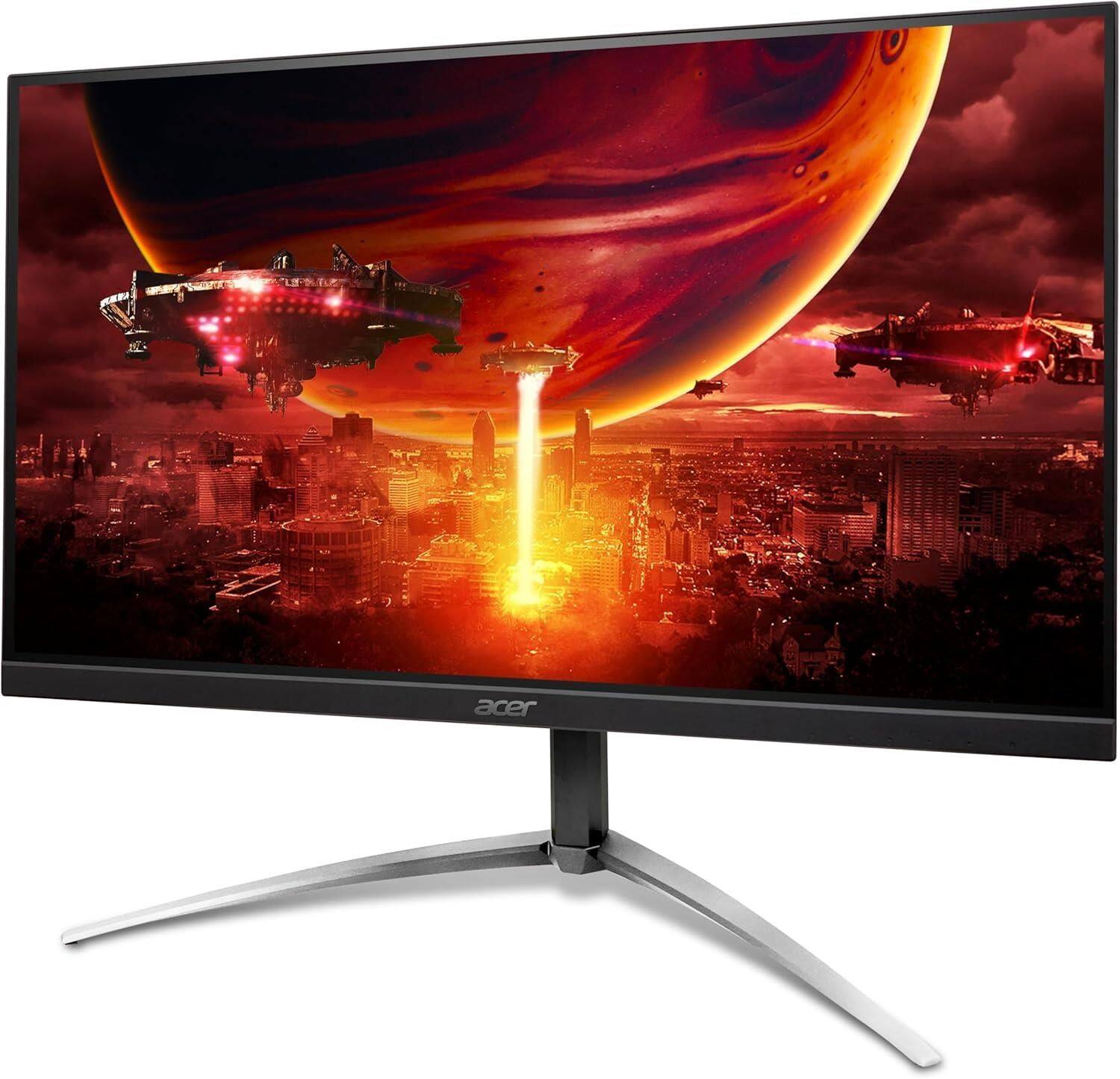Angle. Acer - Nitro XV323QU M3 WQHD Gaming LED Monitor 2560x1440 165Hz - 16:9 - Black - Black.