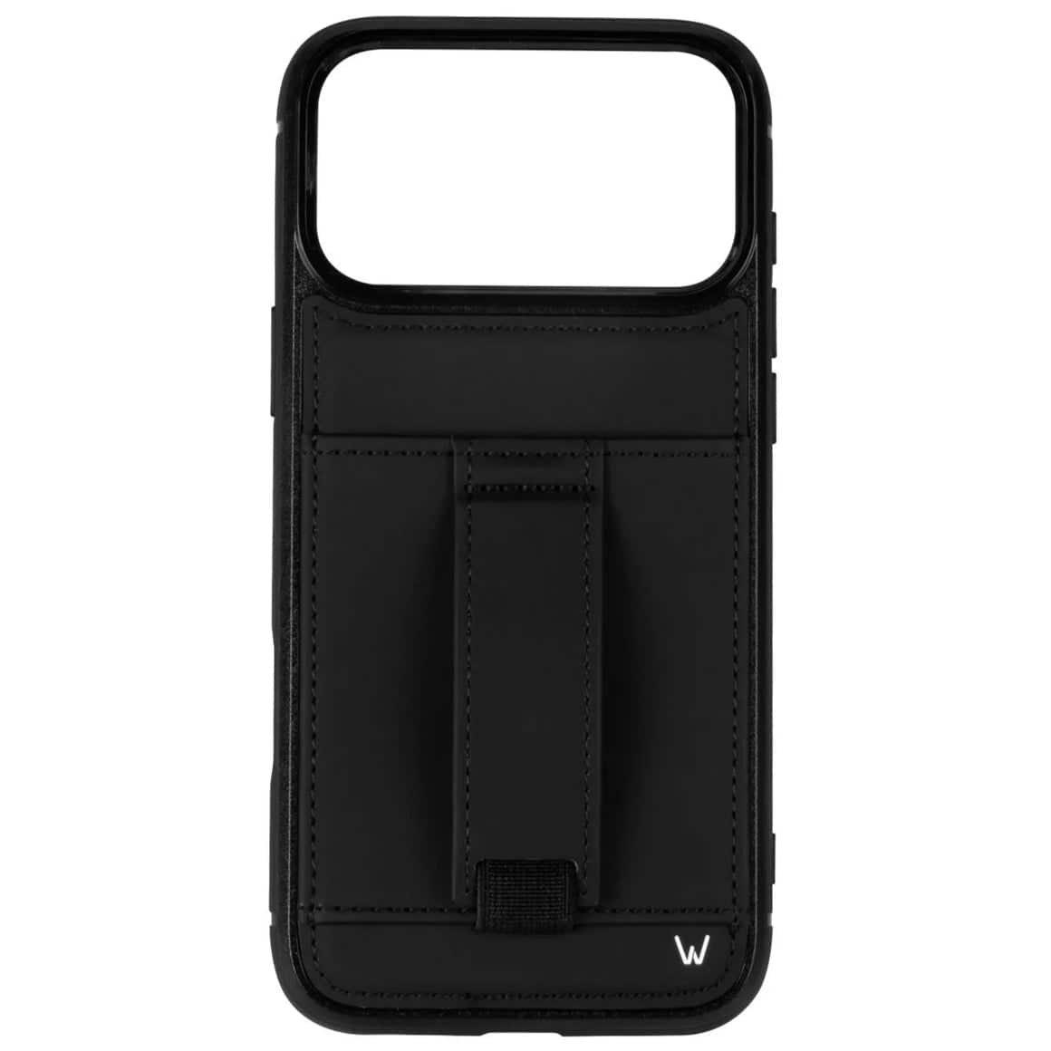 Walli Cases - Phone Case with Wallet and Finger Strap for iPhone Air - Lights Out