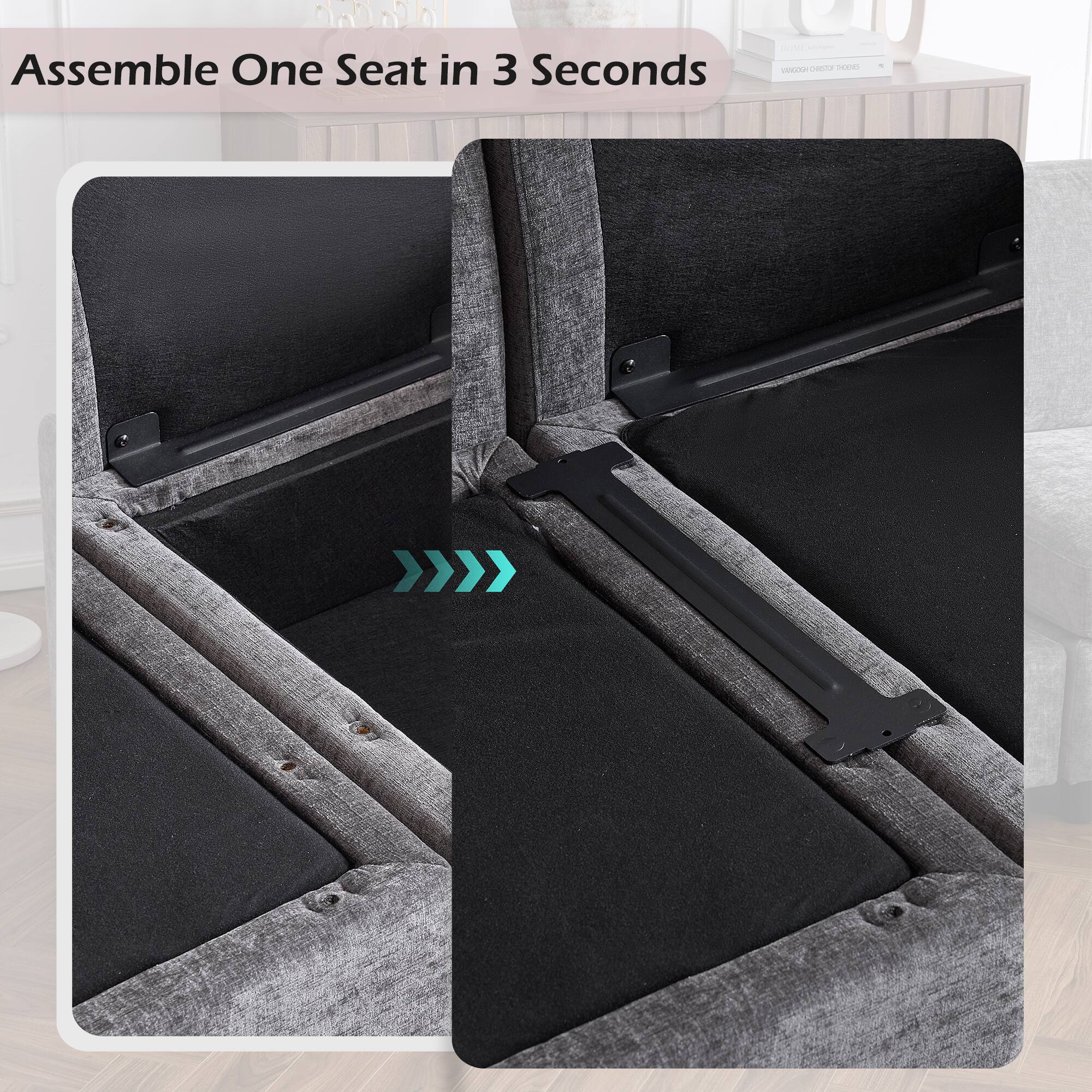 Assemble One Seat in 3 Seconds