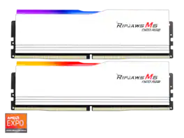 G.SKILL - Ripjaws M5 Neo RGB Series 32GB (2 x 16GB) 288-Pin PC RAM DDR5 6000 (PC5 48000) Desktop Memory - White