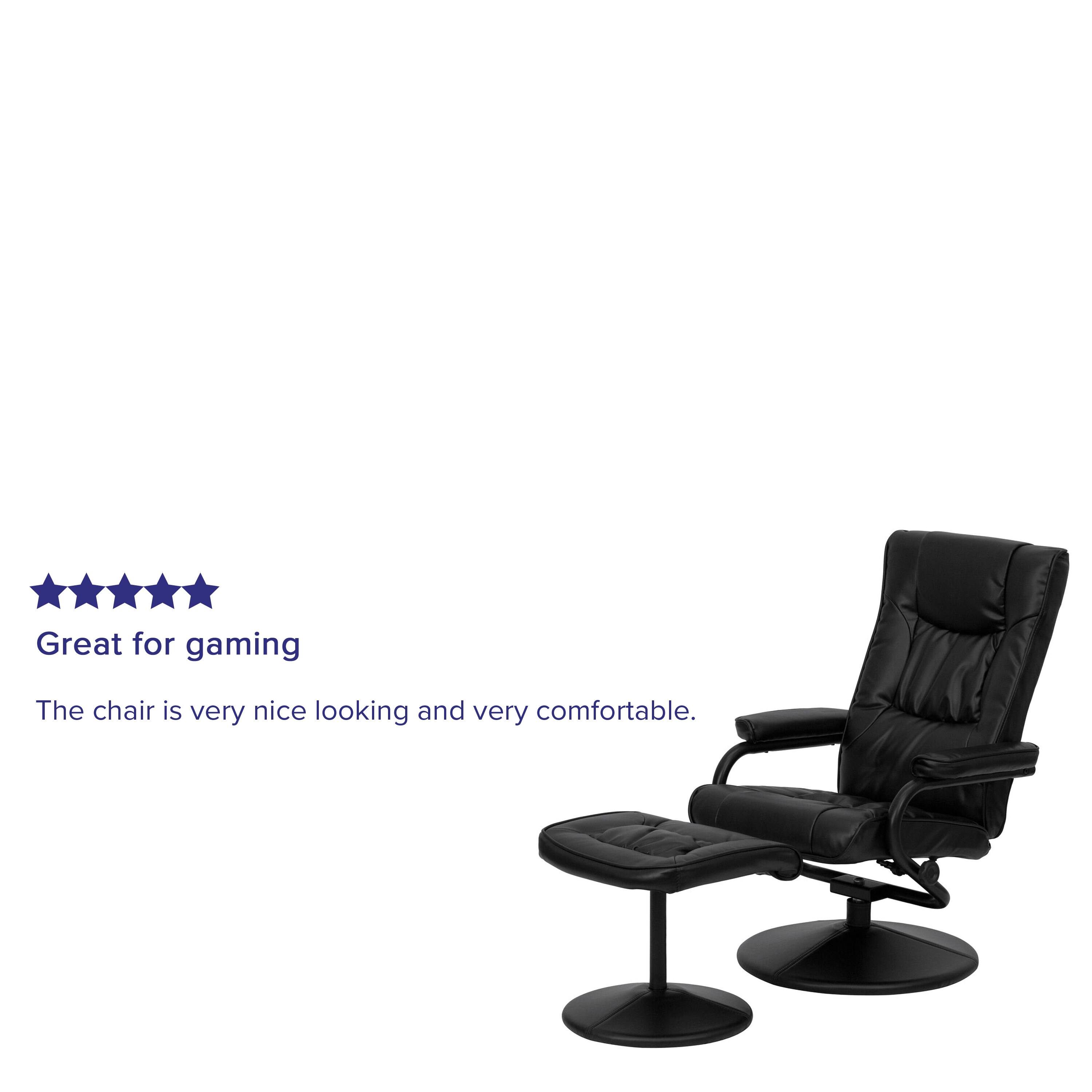 Great for gaming

The chair is very nice looking and very comfortable.