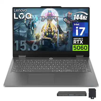 Lenovo LOQ 15.6"
144Hz
Intel i7
GEFORCE RTX 5060