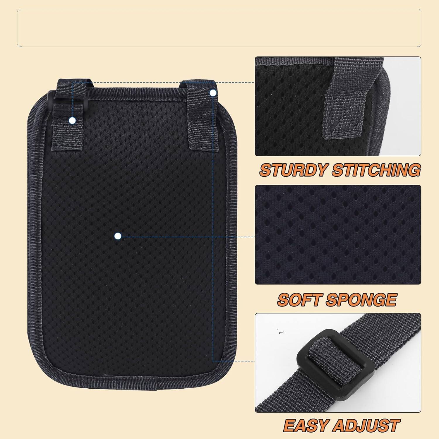 STURDY STITCHING  
SOFT SPONGE  
EASY ADJUST