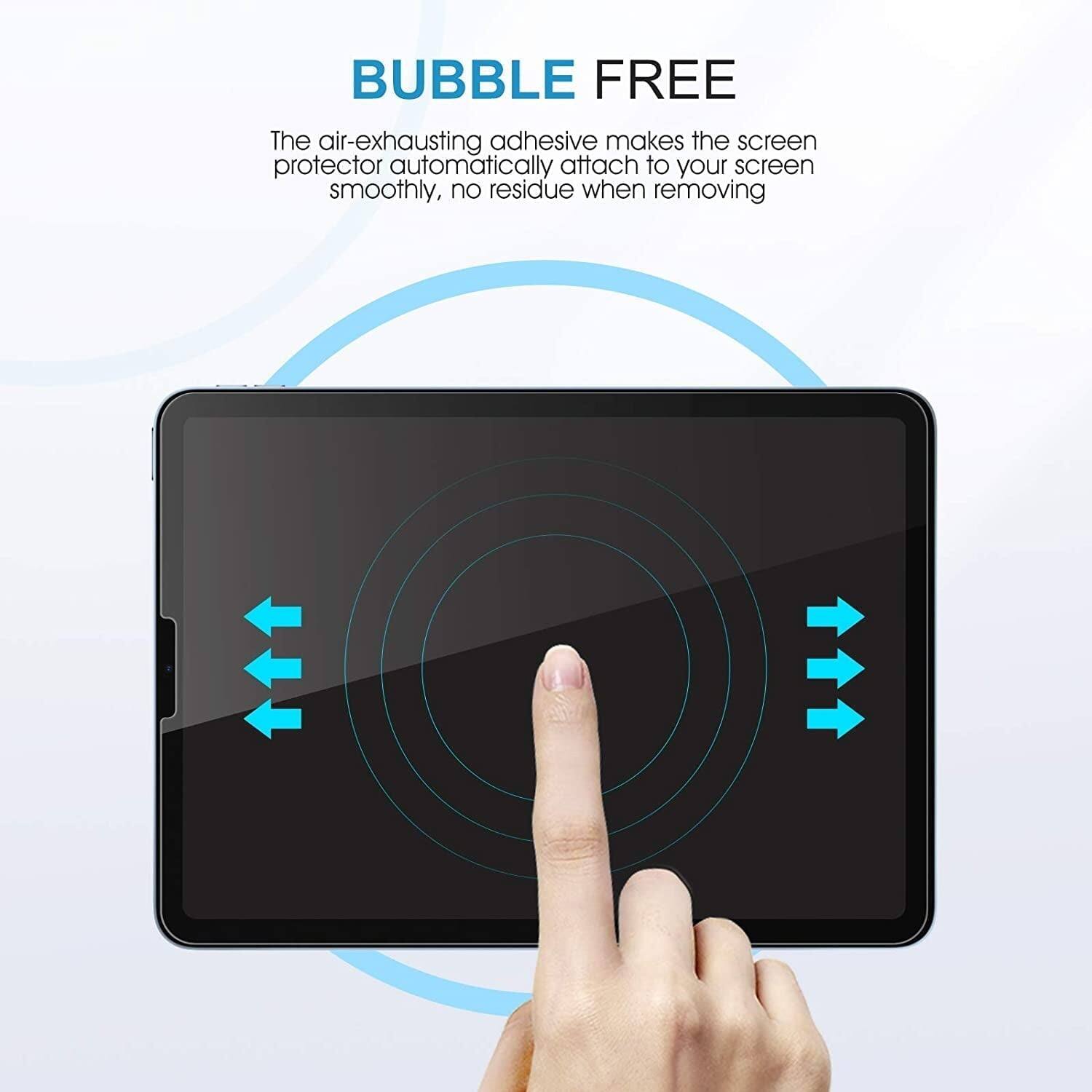 BUBBLE FREE

The air-exhausting adhesive makes the screen protector automatically attach to your screen smoothly, no residue when removing.