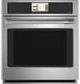 Café - 30" Smart Built-In Single Electric Convection Wall Oven with Air Fry and No Preheat Cooking - Stainless Steel