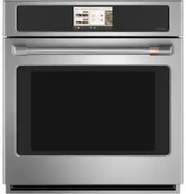Café - 30" Smart Built-In Single Electric Convection Wall Oven with Air Fry and No Preheat Cooking - Stainless Steel