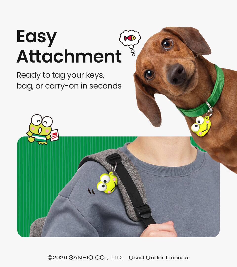 Easy Attachment  
Ready to tag your keys, bag, or carry-on in seconds  

©2026 SANRIO CO., LTD. Used Under License.