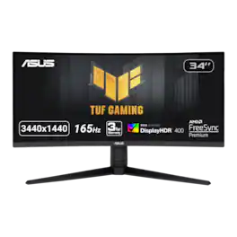 ASUS - Refurbished Excellent - TUF Gaming VG34VQL1B - 34" WQHD(3440x1440) Gaming Monitor - Black