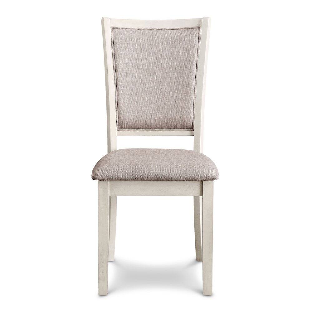 Alt View 1. New Classic Furniture - Amy Dining Chair (2/Ctn)-Bisque - White.