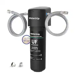 Waterdrop - 10UA-UF 0.01 μm Ultra Filtration Under Sink Water Filter for Baçtёria Reduction - White