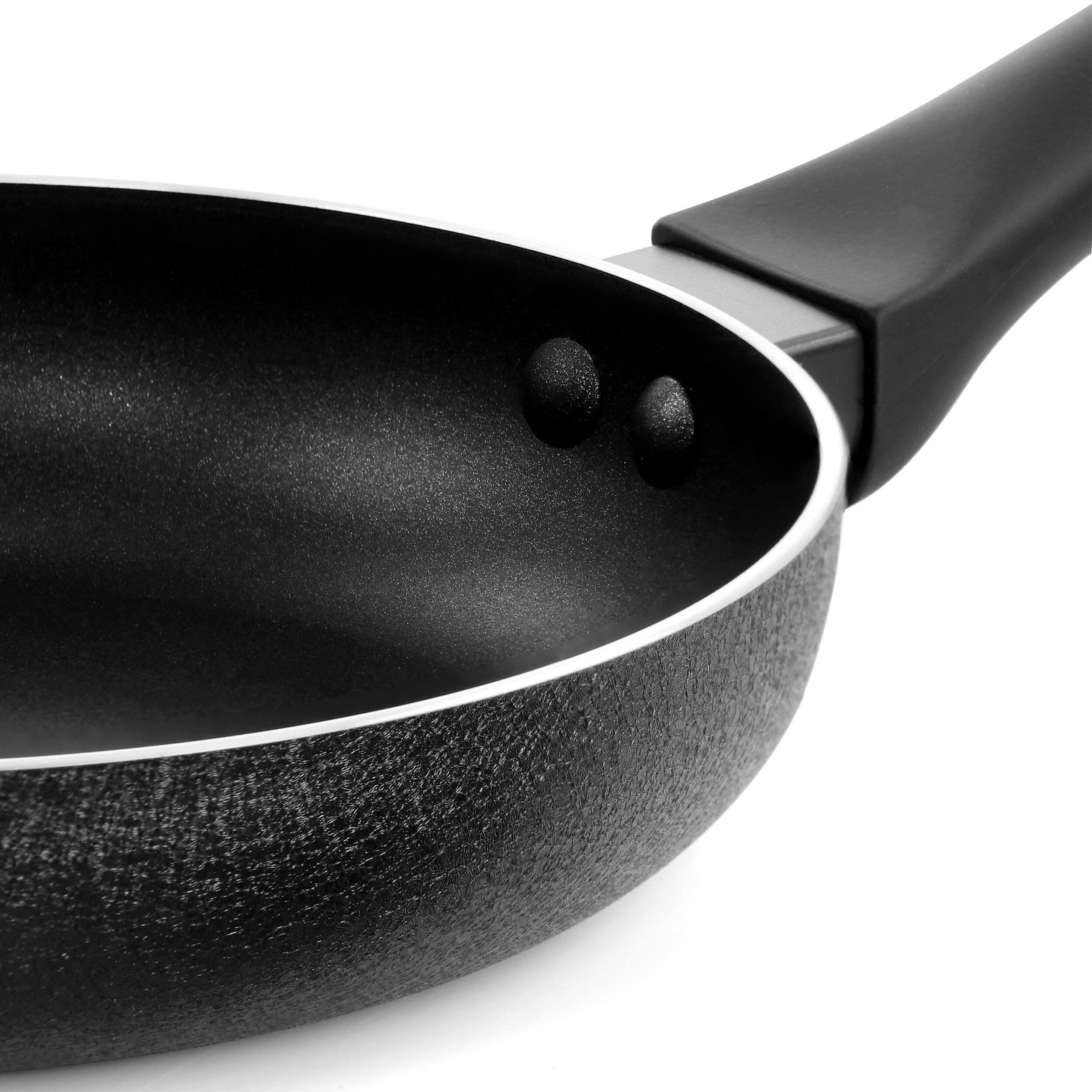Alt View 3. Oster - Oster Ashford 8 Inch Non Stick Aluminum Frying Pan in Black - Black.