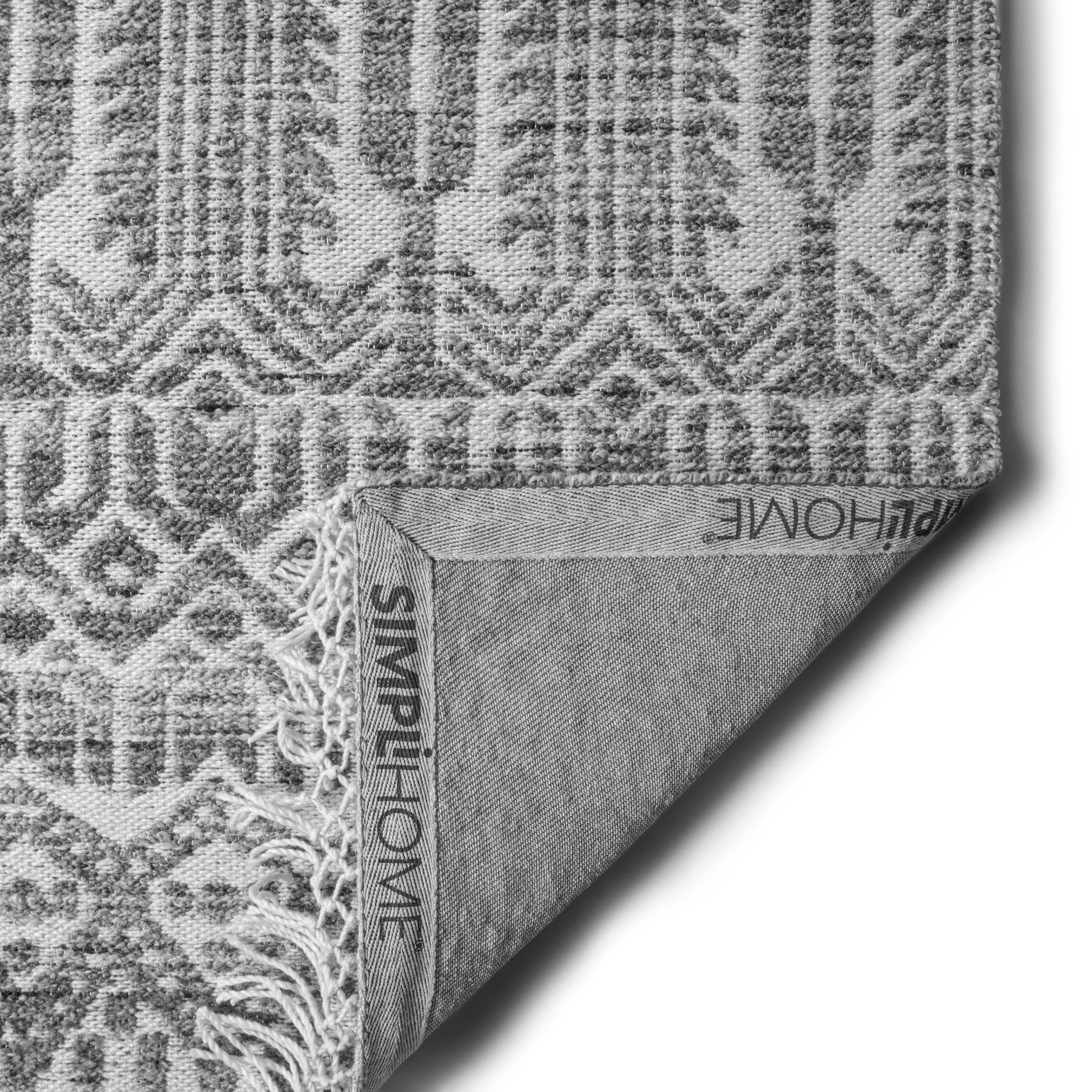 Alt View 14. Simpli Home - Banning 6 x 9 Area Rug - Ivory,Grey.