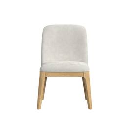 Picket House Furnishings - Sutton Dining Side Chair with White Fabric in Natural - Tural