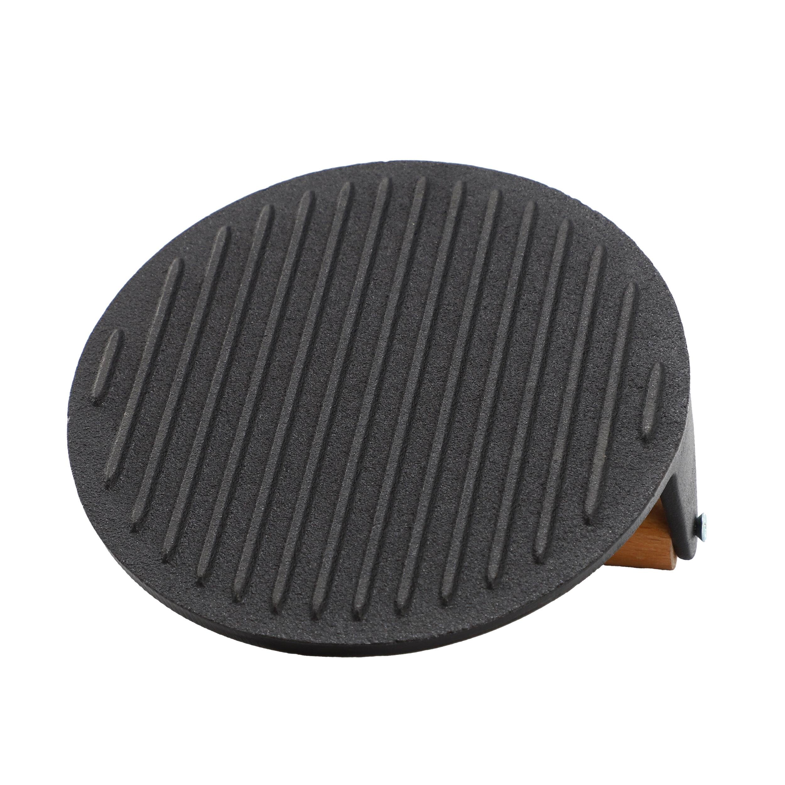 Alt View 2. Mega Chef - MegaChef 7.5 Inch Round Heavy Duty Cast Iron Grill Press.