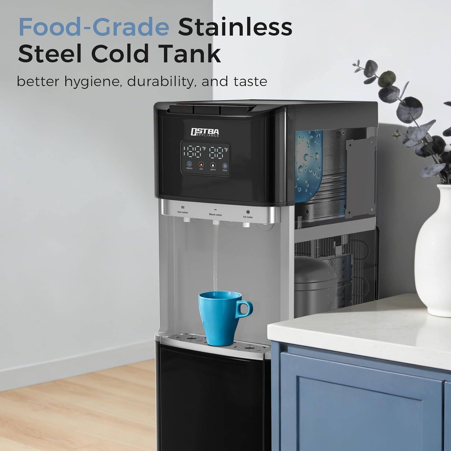 Food-Grade Stainless Steel Cold Tank  
better hygiene, durability, and taste