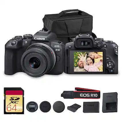 Canon RF-518-45mm LENS F45-6.3 ANON SI STM
EOS R10
MENU
ON INFO 150 : SET
S XC 64% GB
Canon
Canon
Canon
Callou
EOS R10 Canon EATTORY FUCK 044) TOX
Canon