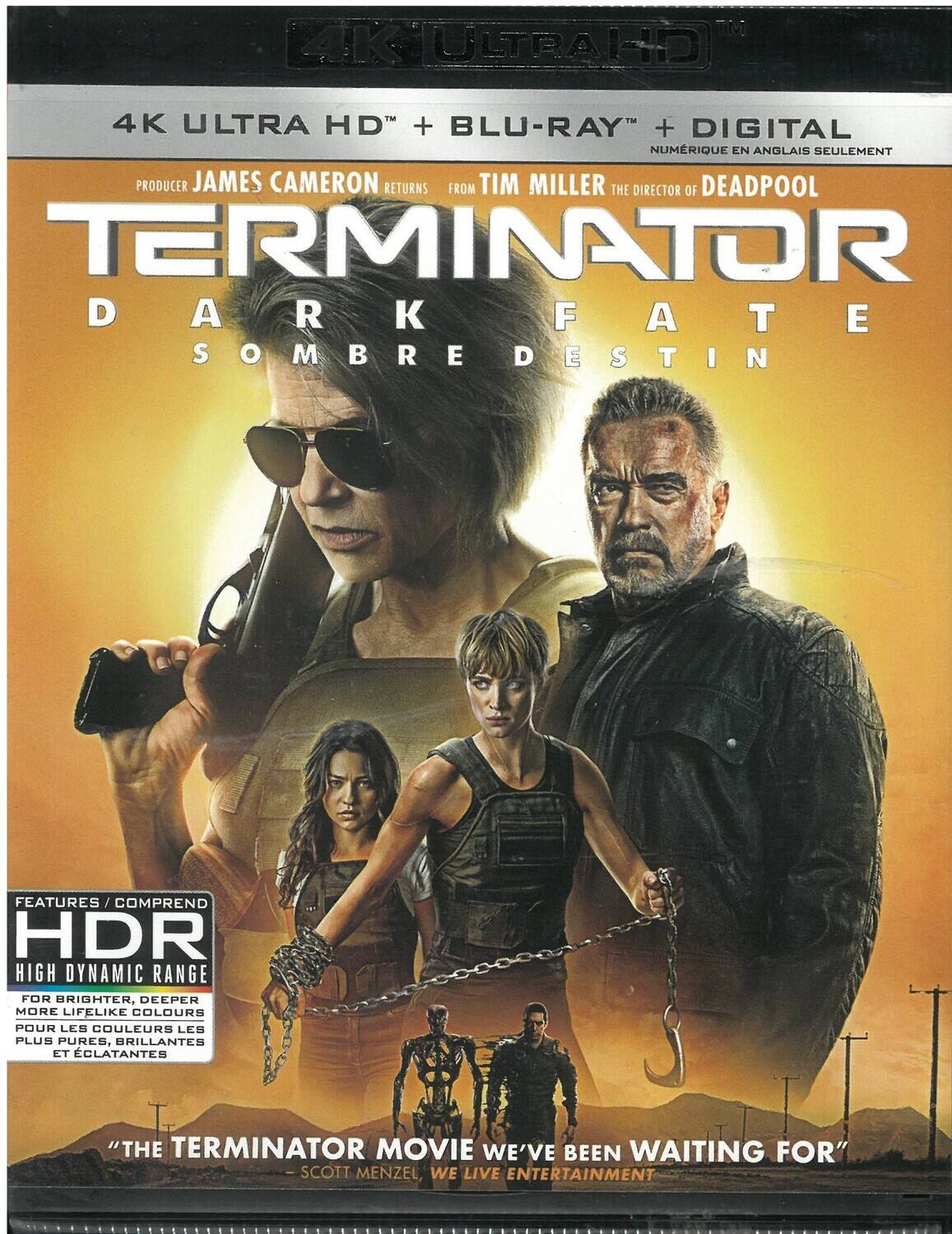 Alt View 1. Terminator: Dark Fate   - 4K Blu-Ray.