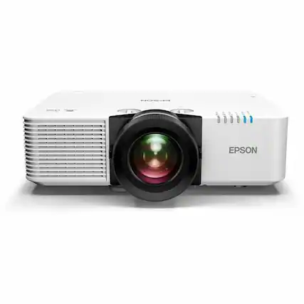 Front. Epson - Epson PowerLite L690SU Short Throw 3LCD Projector - 21:9 - Wall Mountable, Ceiling Mountable - White - 1920 x 1200 - White.