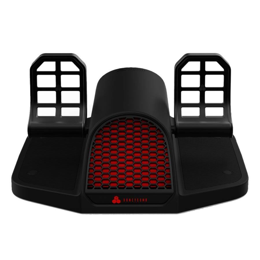 Honeycomb Aeronautical Charlie Rudder Pedals Bundle with Xbox Hub Black ...
