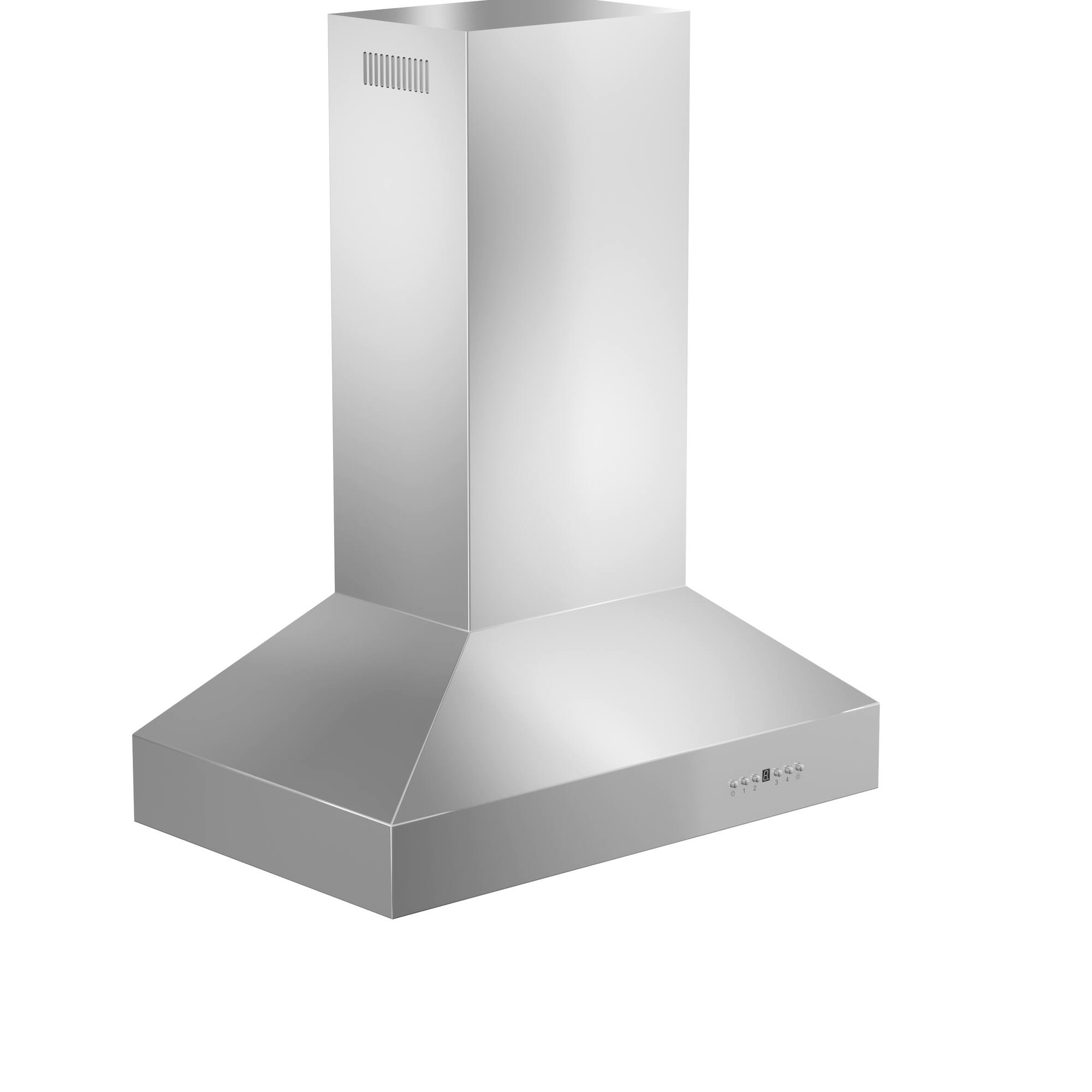 Angle. ZLINE - ZLINE 48 in. Ducted Island Mount Range Hood in Outdoor Approved Stainless Steel (697i-304-48) - Stainless Steel.