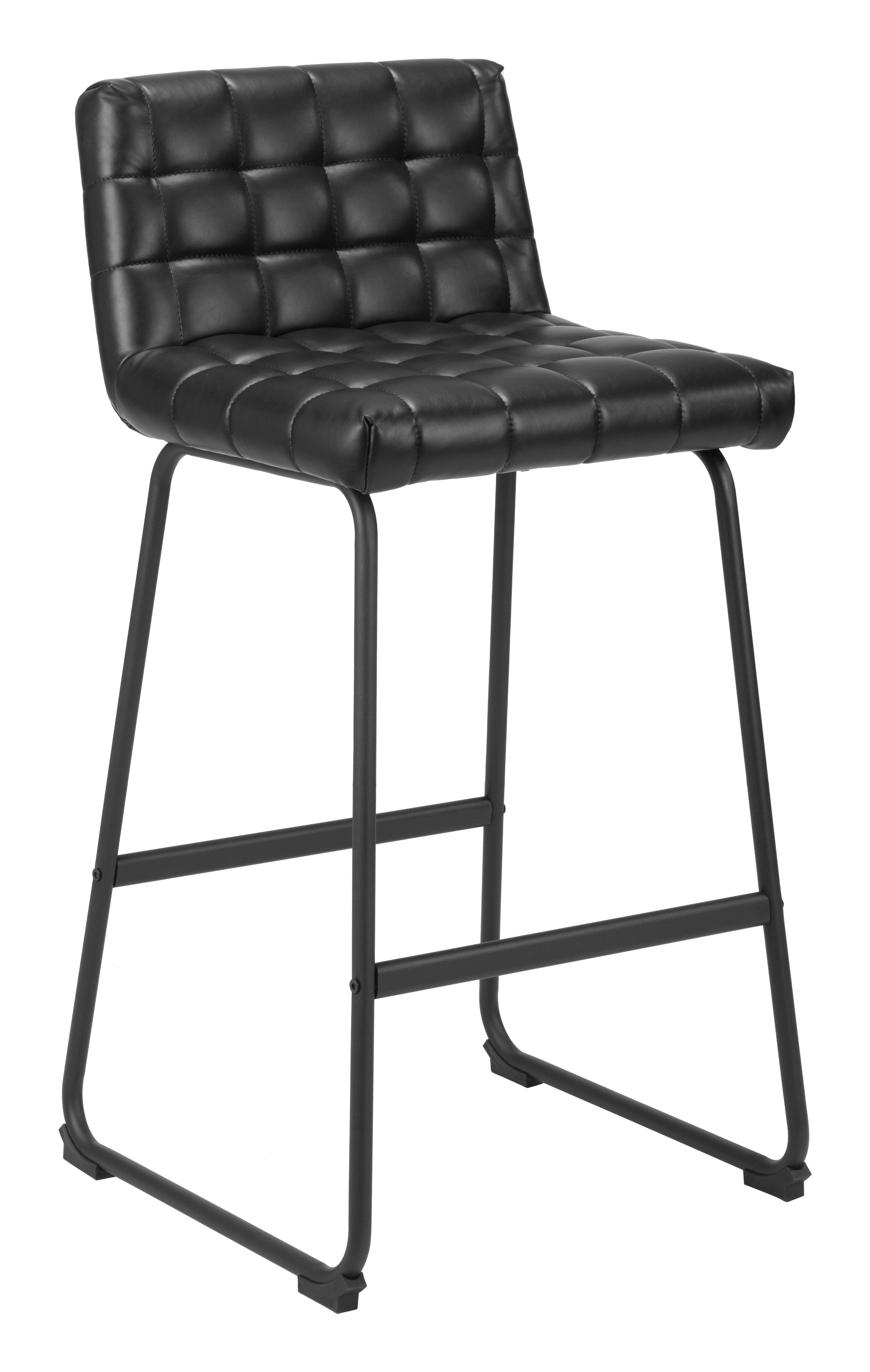 Hivvago - Pago Barstool (Set of 2) - Black