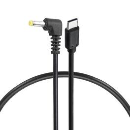 Unique Bargains - USB C to DC Power Cable, 15V 3A 45W, 4.0x1.7mm, PD Trigger for Laptop, Monitor, Security Camera - Black