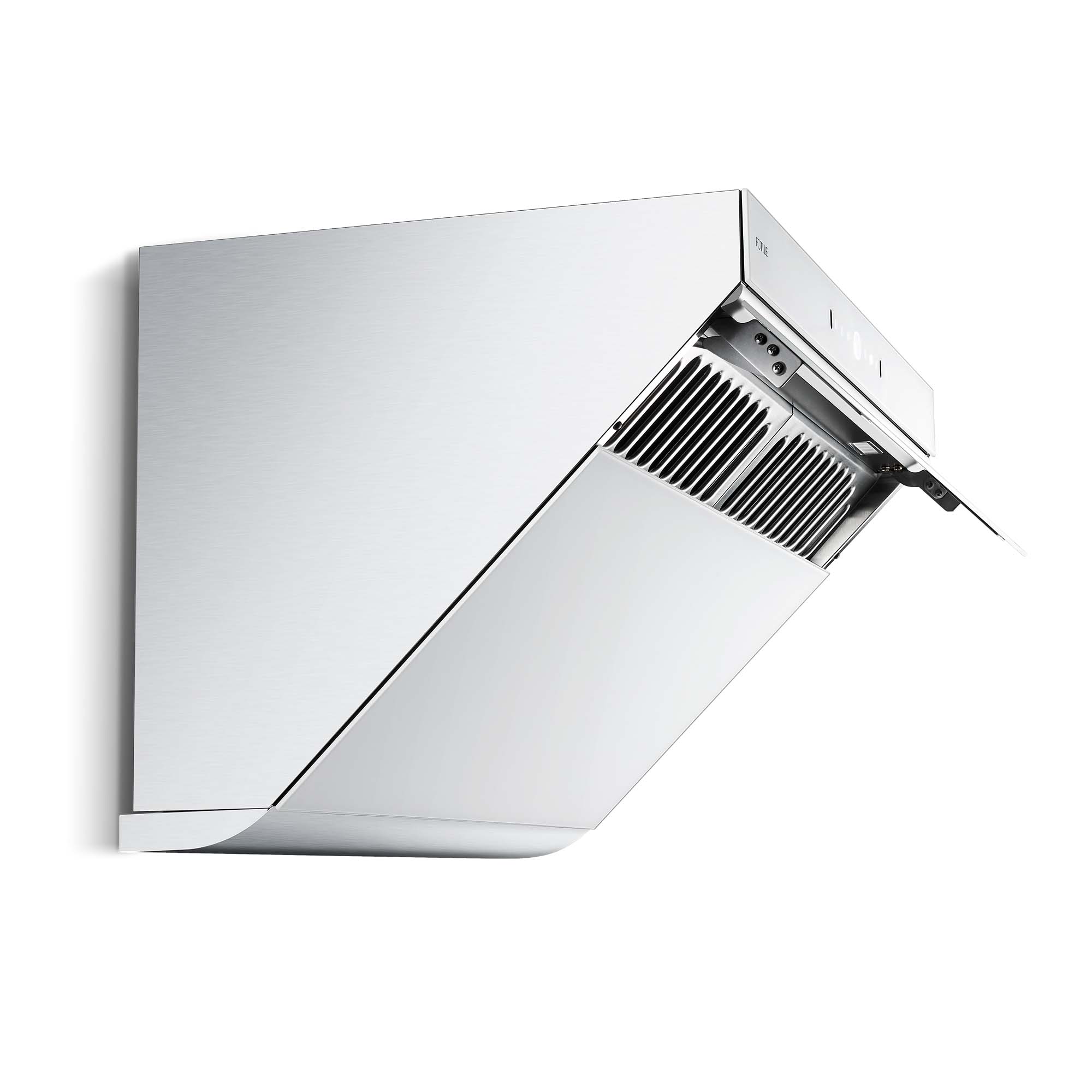 Alt View 1. FOTILE - FOTILE 30" 1000CFM Under Cabinet|Wall Mount Range Hood in White Tempered Glass - White.