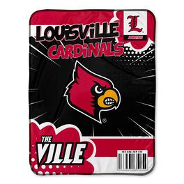 Chad & Jake - Louisville Cardinals 30" x 40" Comic Theme Baby Blanket - Multicolor