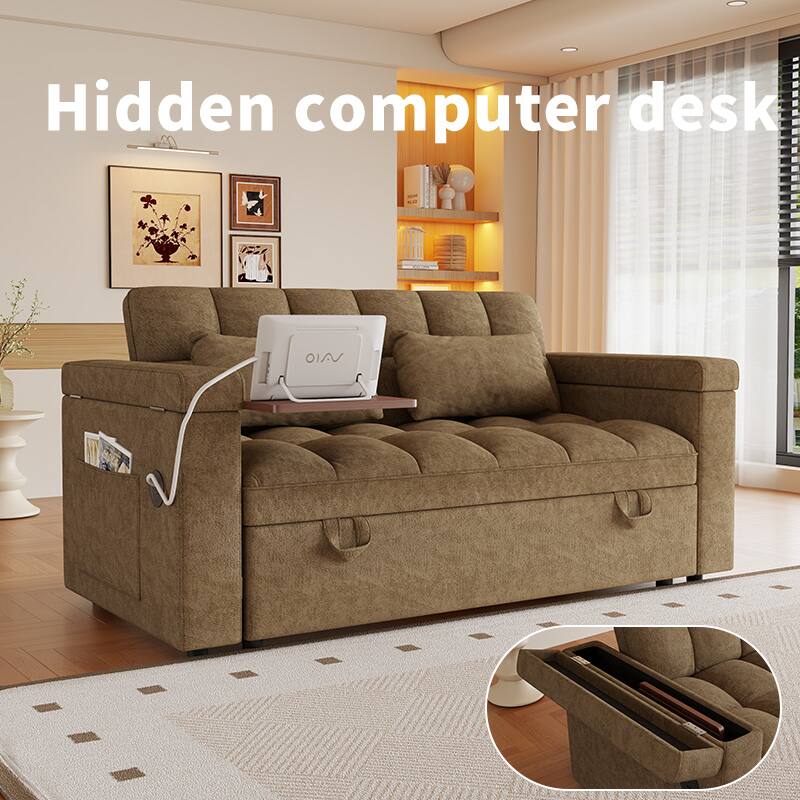 Hidden computer desk