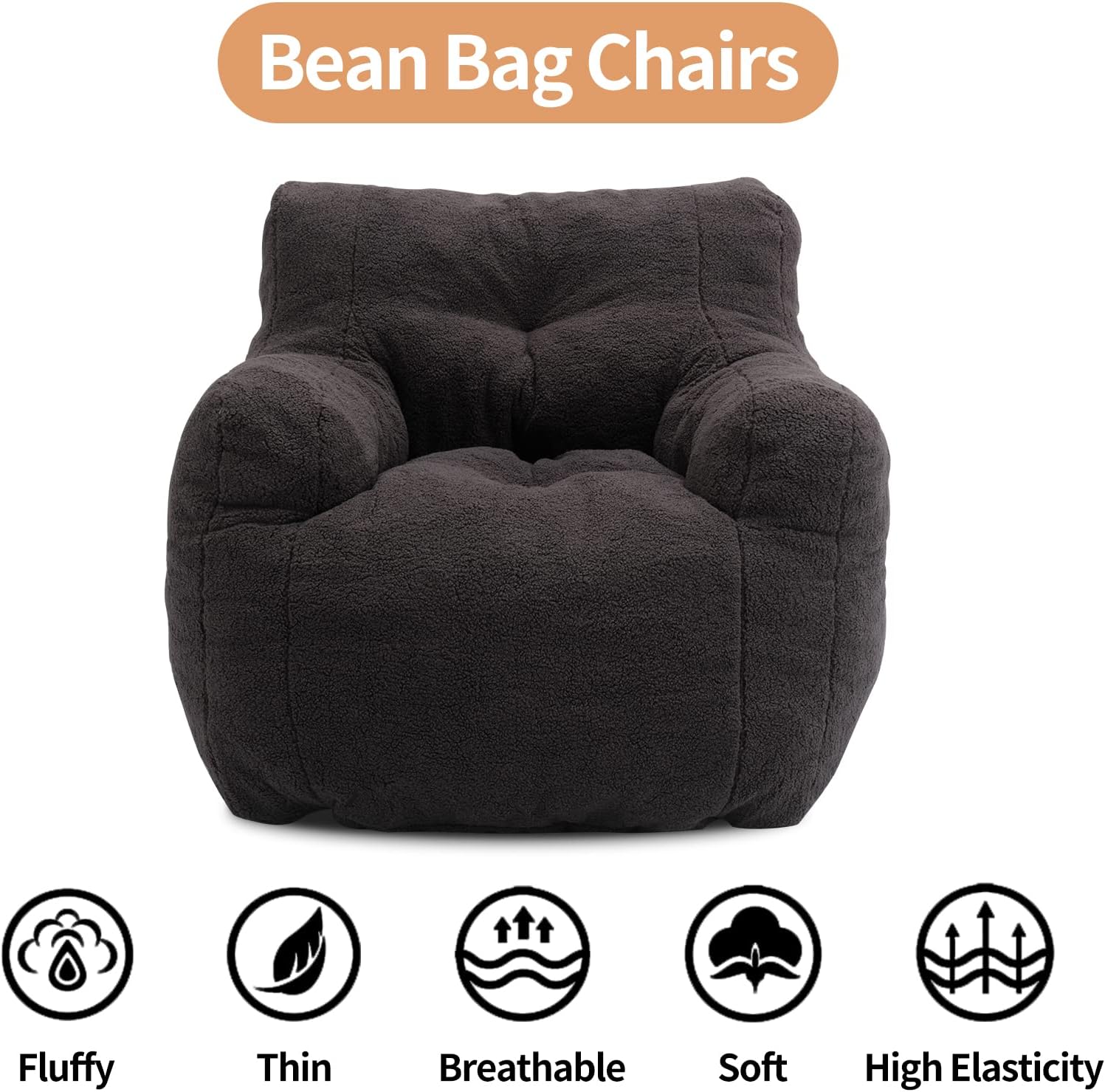 Bean Bag Chairs

- Fluffy
- Thin
- Breathable
- Soft
- High Elasticity