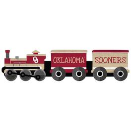 Fan Creations - Oklahoma Sooners 6'' x 24'' Train Cutout Sign - Multicolor