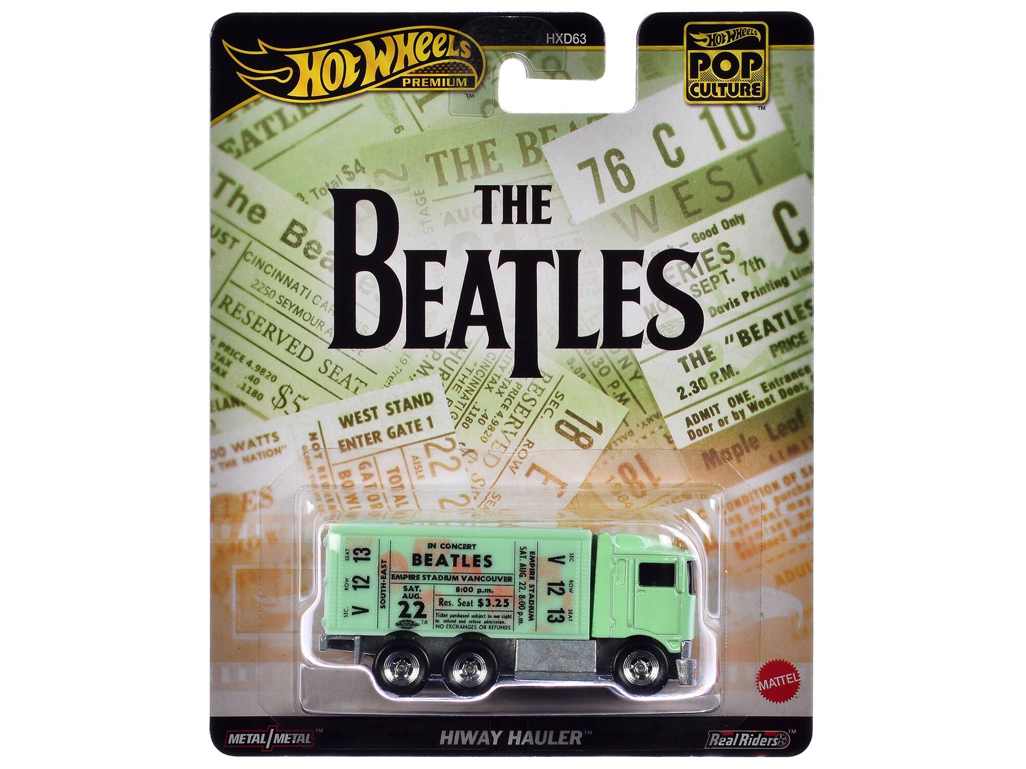 HXD63 HOT WHEELS PREMIUM POP CULTURE TM EATLI BEATLES 10 Toment Total $4 THE 76 The UST Bea? STAGE AU THE WEST Good Only CINCINNATI 2250 BEATLES ERIES SEPT. 7th Printing SEYMOUR CA Davis RESERVED PRICE "BEATLES PRICE TAX 19 HUR THE TAX .40 .9820 SEAT uadd P.M., CINCINNA A XA 5.09 NY P.M. Entrance 1180 $5 PRICE 2.30 ONE. Doer, STAND 1180 .40 SEC ADMIT by West WEST GATE 1 ESERVED 4.9820 18 ANY, or Leaf ENTER DALL Door DO WATTS NATION" NOT $ Maple THE OLOBE GAT AISLE 22 ROW 18 OF BO TOT SW E purcha IM OR AL SEA 84 CONDITION the ma (ng IN CONCERT SEAT 13 SAT BEATLES V EMPIRE STADIUM VANCOUVER AIRG EMPIRE I 12