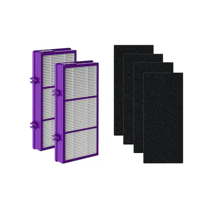 Front. Nispira - Nispira HAPF300AP AER1 Performance Plus Filters for Holmes HAPF30AT Air Purifier HAP242-NUC HAPF300AP-U4 2 HEPA Replacem - Purple.