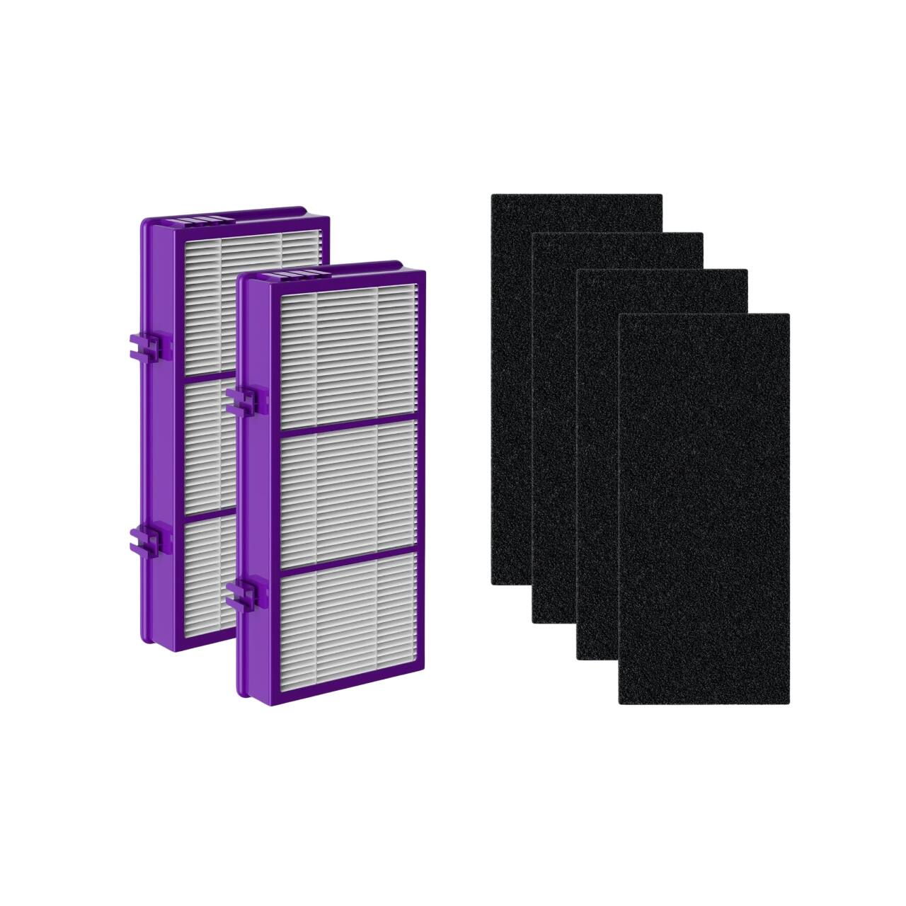 Front. Nispira - Nispira HAPF300AP AER1 Performance Plus Filters for Holmes HAPF30AT Air Purifier HAP242-NUC HAPF300AP-U4 2 HEPA Replacem - Purple.