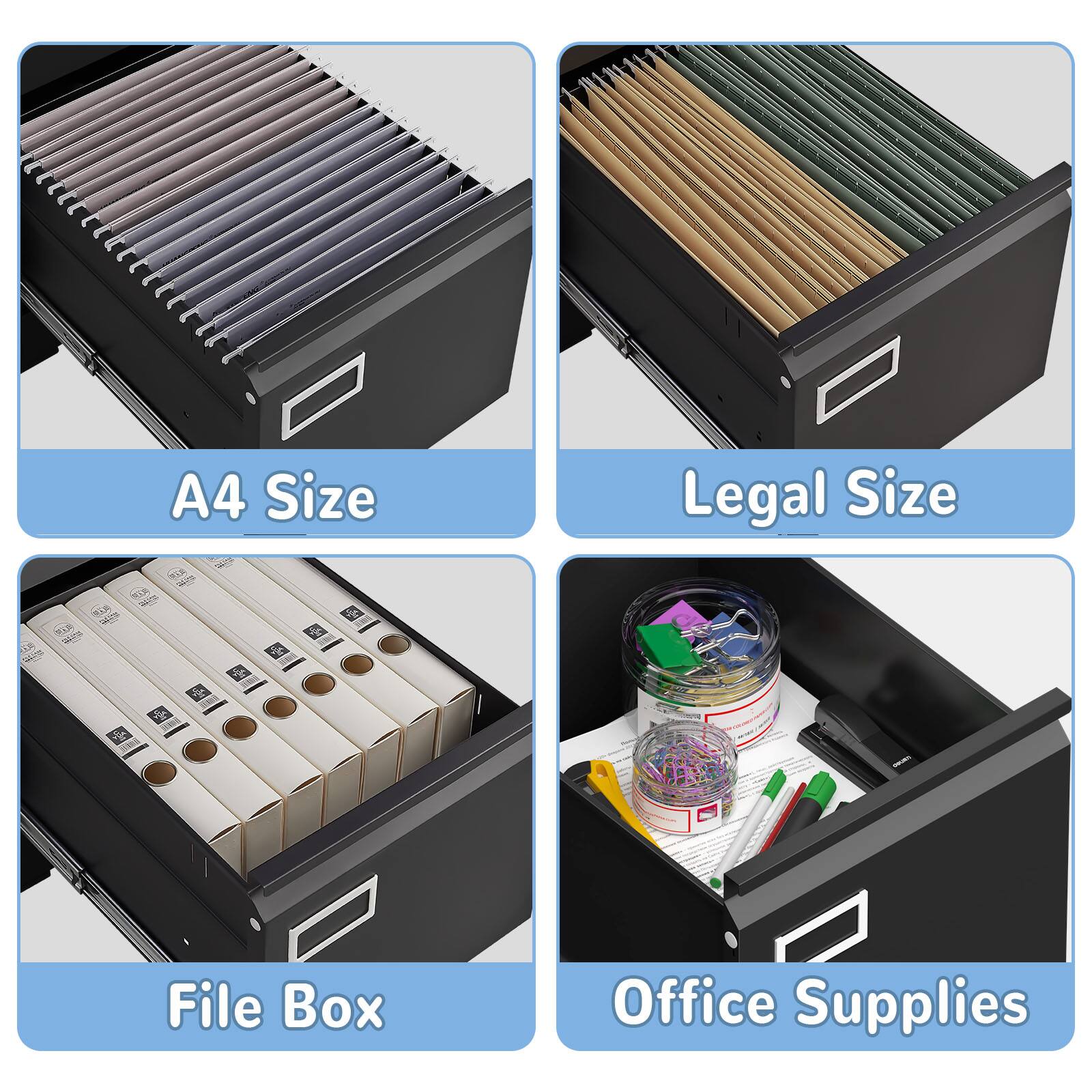 A4 Size  
Legal Size  
File Box  
Office Supplies