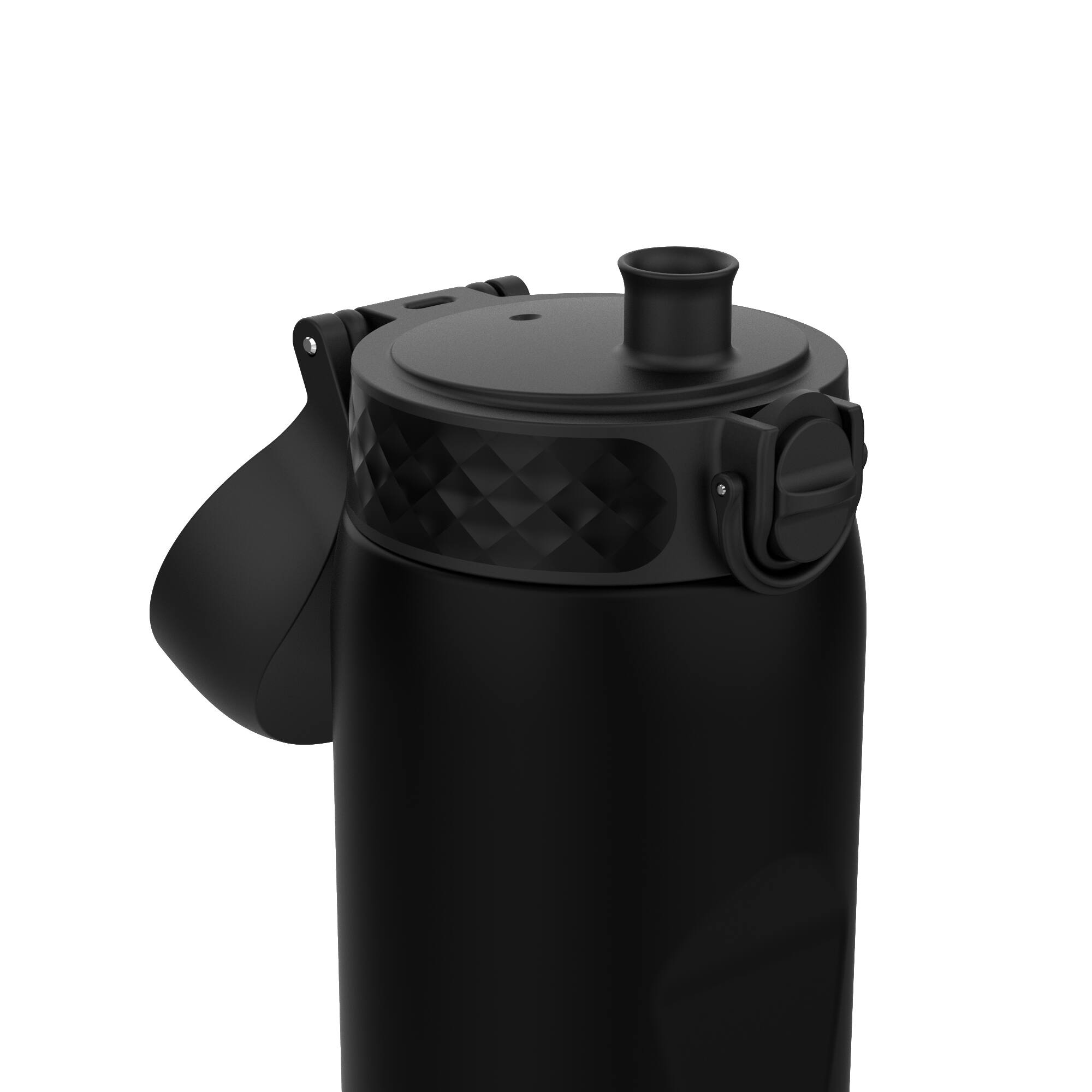 Left. Ion8 - BPA Free Recyclon Water Bottle - 32oz - Black.