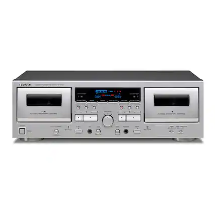 TEAC DOUBLE CASSETTE DEC W-1200 - COUNTER MEAS - 000 - 1 - 2 - LOGIC TRANSPORT CONTROL - LOGIC TRANSPORT CONTROL - POWER - PITCH CONTROL - LEVEL - EXT - LEVEL - PHONES - REC/PLAY