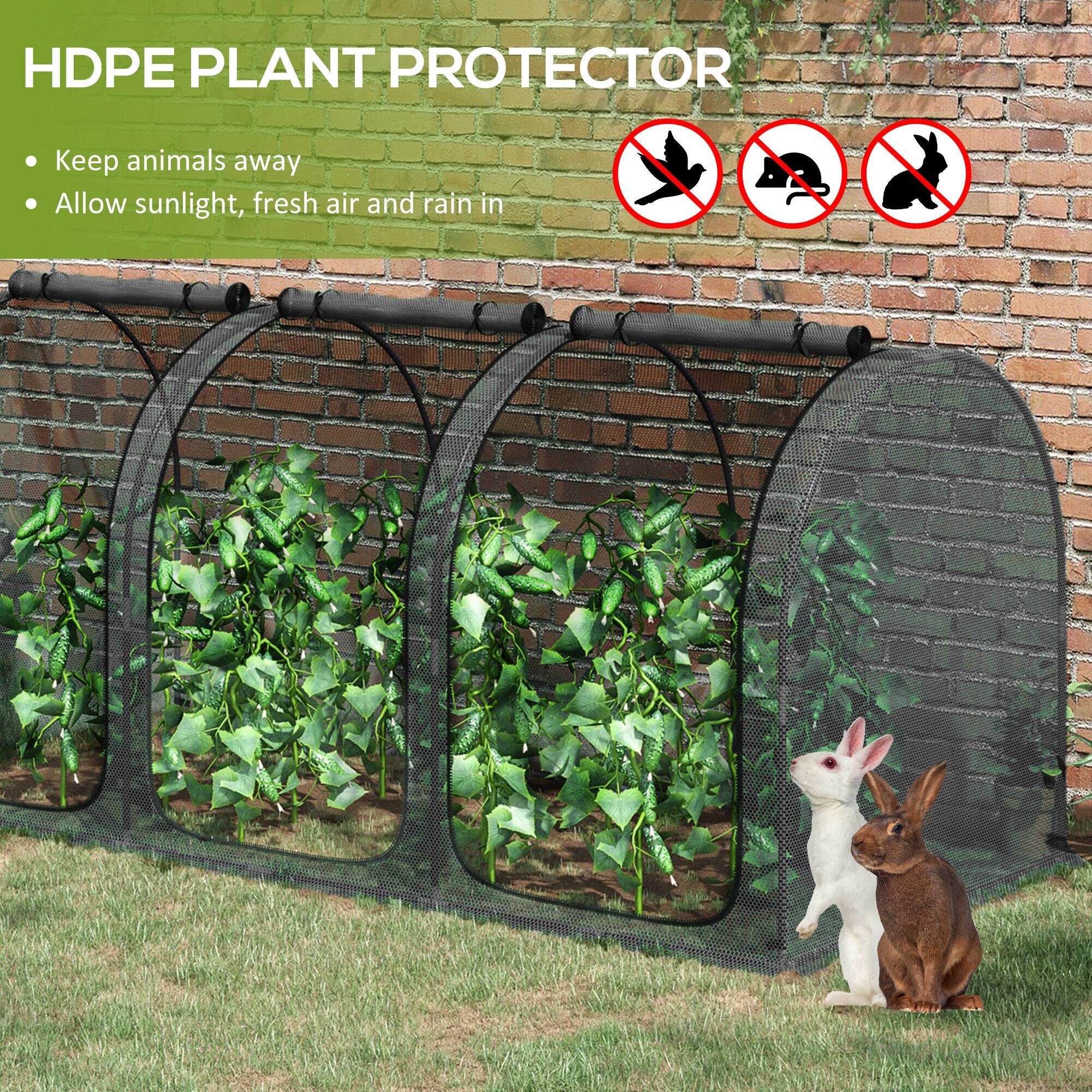 HDPE PLANT PROTECTOR

- Keep animals away
- Allow sunlight, fresh air and rain in