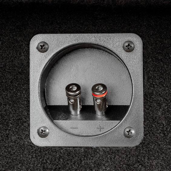 Alt View 2. NVX - BOOST Box Custom Fit 12" 800W RMS Loaded Sealed Subwoofer Enclosure for 2007-2013 Chevrolet Silverado and GMC Sierra - Black.