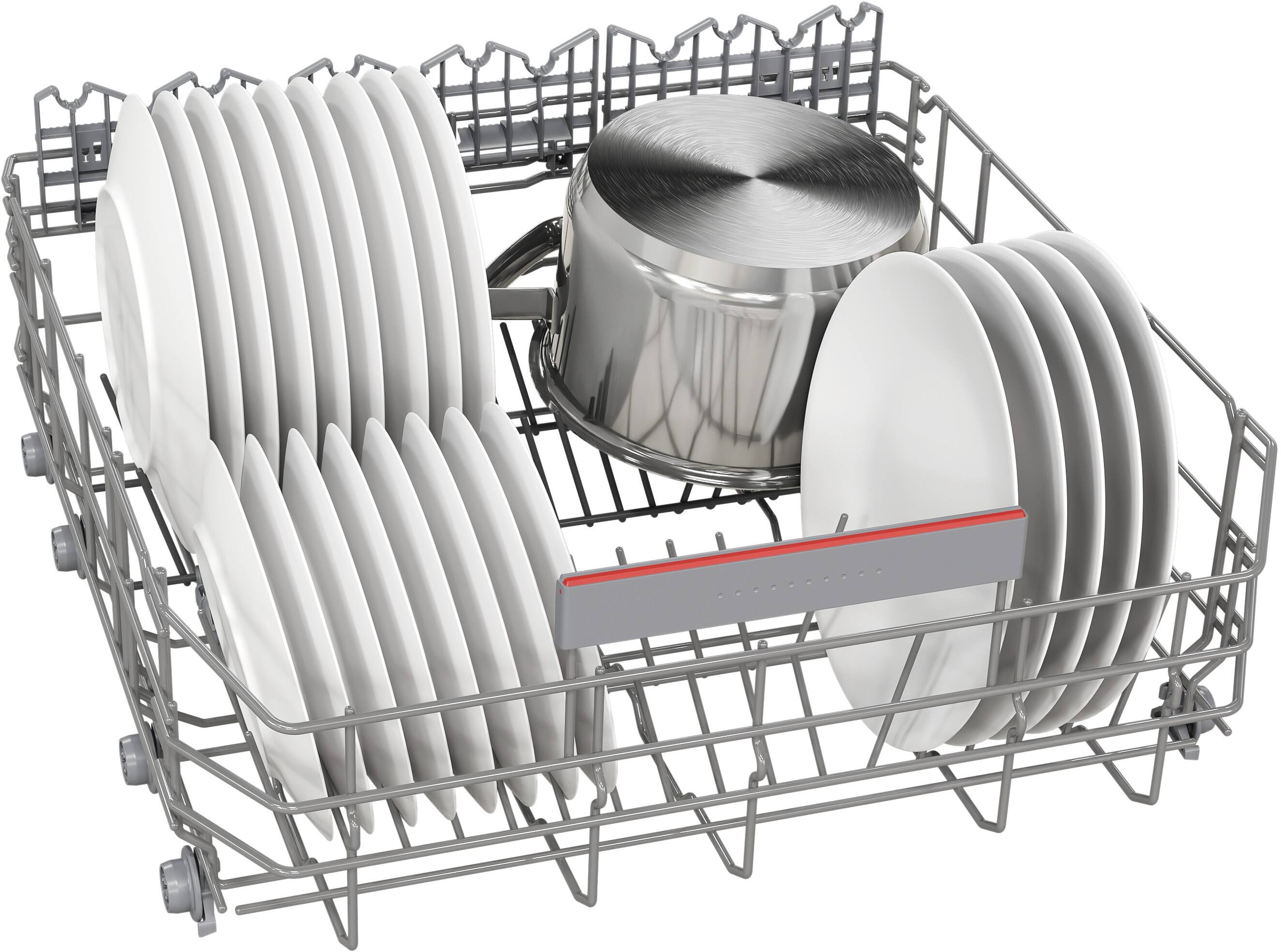 Alt View 6. Bosch - 300 Series 24" ADA Compliant Top Control Smart Dishwasher with Stainless Steel Tub, 48 dBA - Custom Panel Ready.