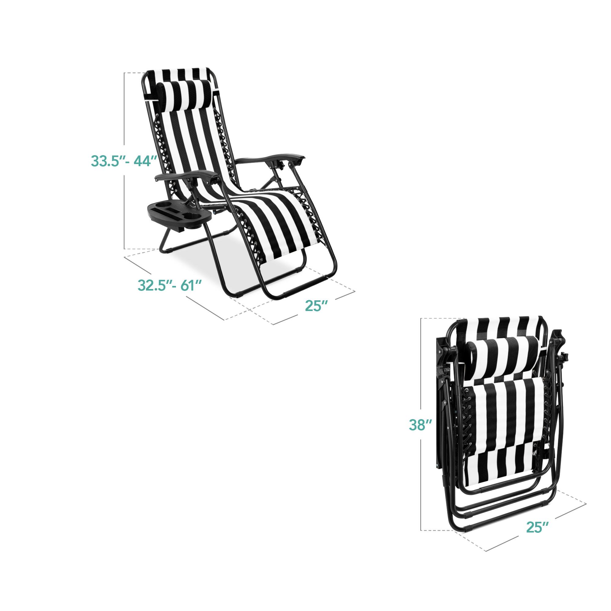 33.5" - 44"  
32.5" - 61"  
25"  
38"  
25"