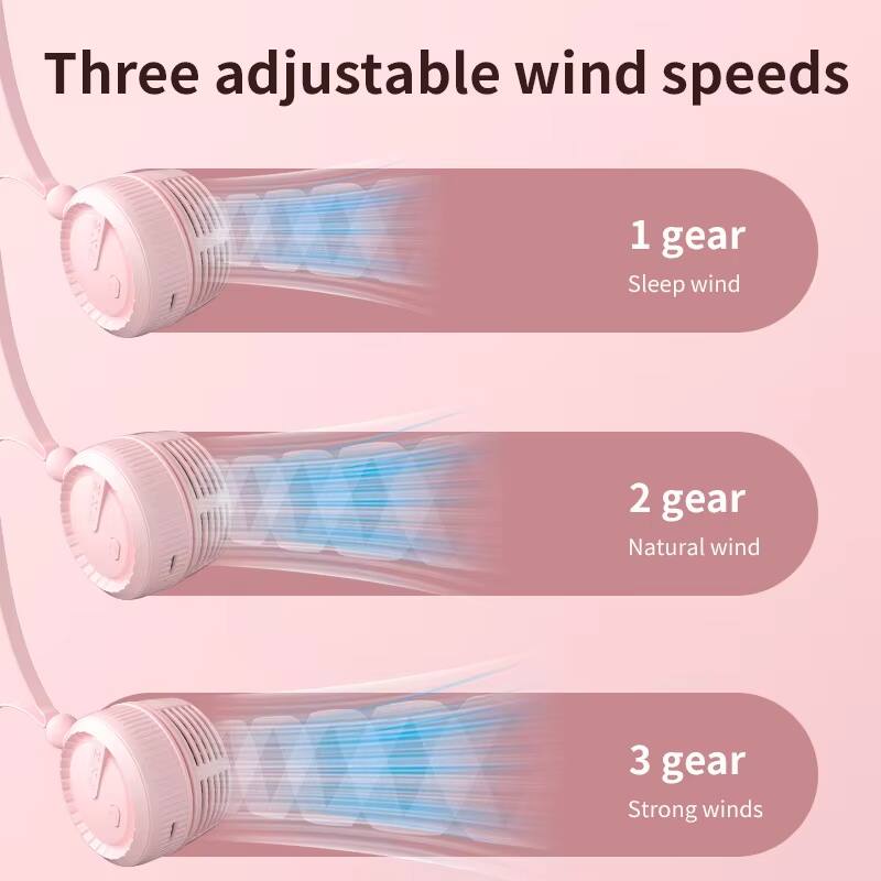Three adjustable wind speeds

1 gear  
Sleep wind

2 gear  
Natural wind

3 gear  
Strong winds