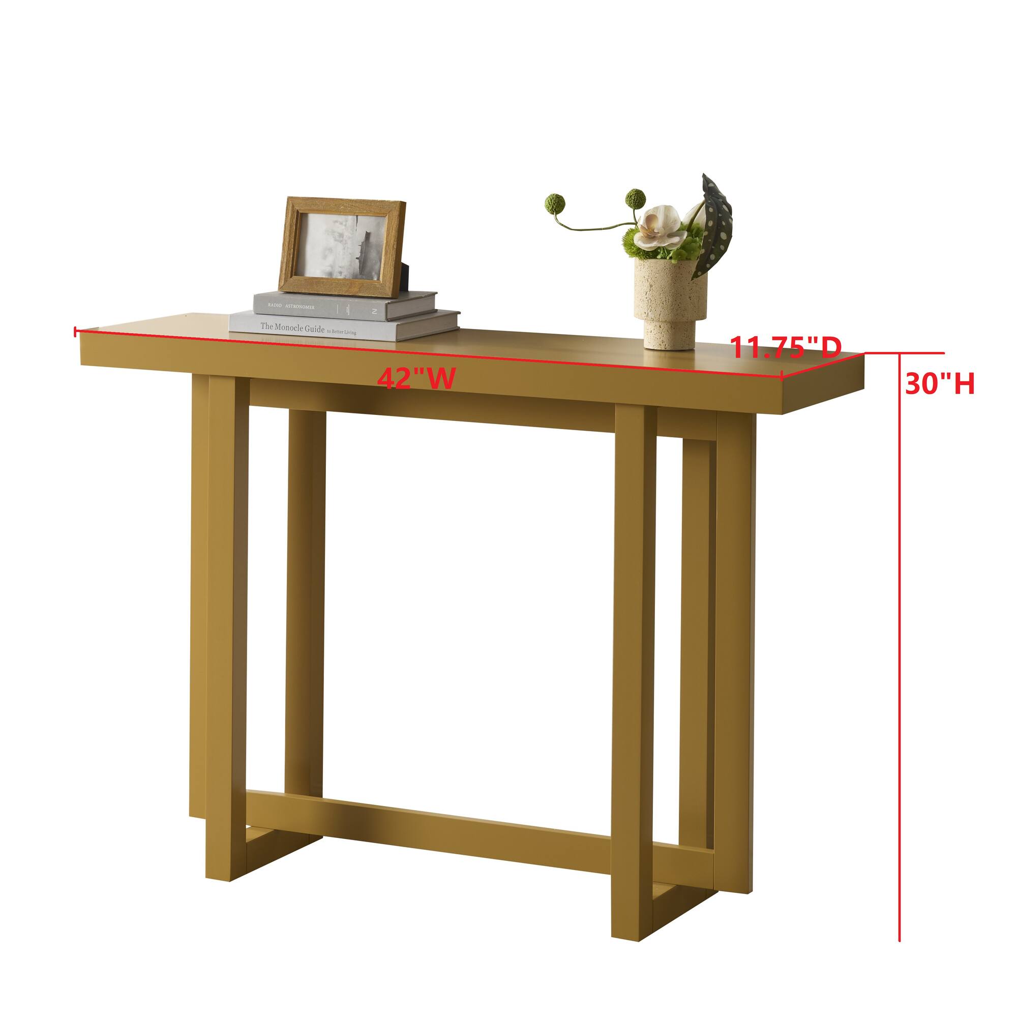 Kings Brand Furniture Console Table for Entryway, Wood Sofa Table ...