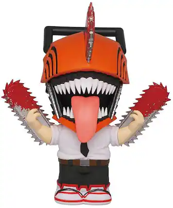 Front. Monogram - Chainsaw Man - Denji Figural Bank - COLLECTIBLES - Multicolor.