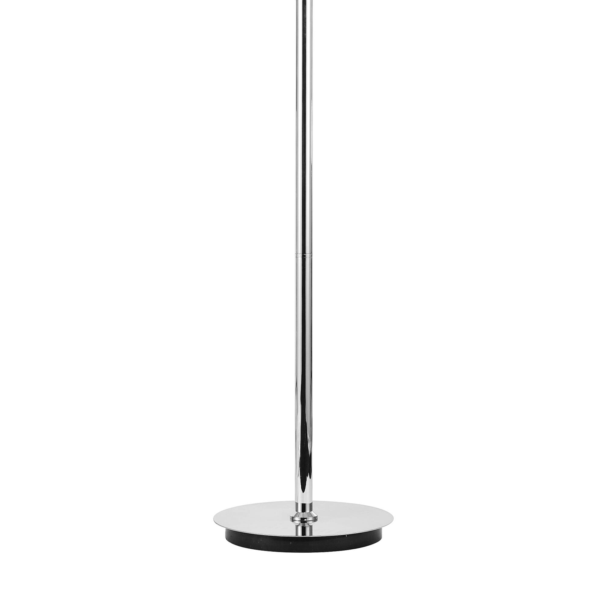 Alt View 1. CWI Lighting - Empire 8 Light Floor Lamp With Chrome Finish - Chrome.