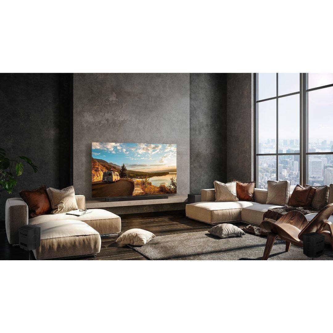 Angle. Samsung - Samsung HW-Q800C Wireless Soundbar (HW-Q800C) - Black.