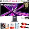 LG OLED 45" 330 HZ
LG UltraGear OLED
0.03 ms GTG
VESA CERTIFIED
DisplayHDR 400
TRUE BLACK
CPS + DECOGTAR
26 MONTH PROTECTION
2 HDMI CABLES
LTE PLAN PREMIUM PROTECTION
AMD FreeSync Premium Pro
NVIDIA G-SYNC
PHOTO EDITOR
PCmover Professional
OfficeSuite
PDF EDITOR