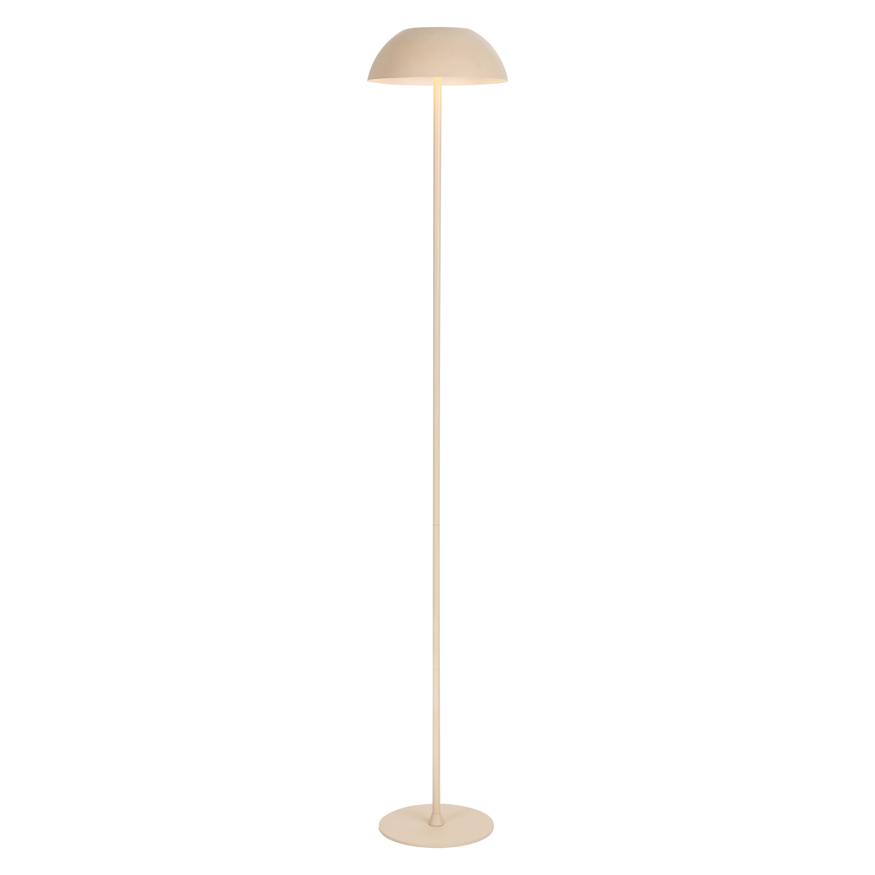 "Jonathan Y - Laurel 59"" Metal Adjustable Rechargeable Integrated Portable Touch Sensor Dimmable LED Indoor/Outdoor Floor Lamp - Almond" price history on PriceWatchPro